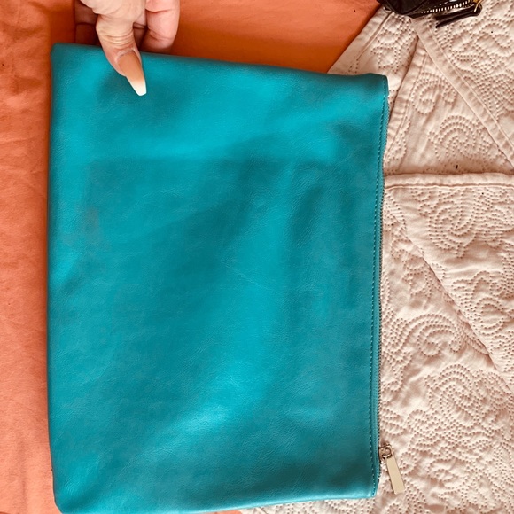 Teal Turquoise clutch - Picture 2 of 2